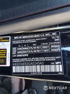 Zdjęcie 13 z 13 samochodu: 2016 MERCEDES-BENZ GLE COUPE 450 4MATIC VIN:4JGED6EB3GA024543 - miniatura