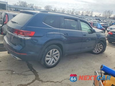 Trzecie zdjęcie samochodu z tyłu: 2021 VOLKSWAGEN ATLAS SE VIN:1V2WR2CA8MC598616 - miniatura