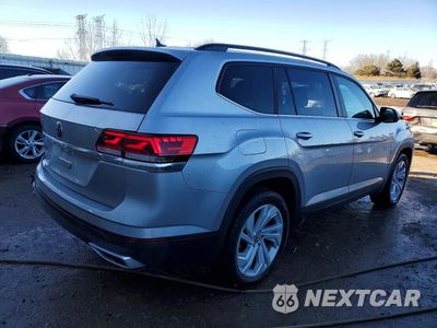 Trzecie zdjęcie samochodu z tyłu: 2021 VOLKSWAGEN ATLAS SE VIN:1V2WR2CA0MC587013 - miniatura