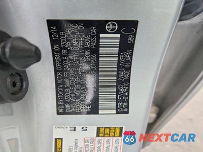 Zdjęcie 12 z 12 samochodu: 2015 TOYOTA PRIUS V VIN:JTDZN3EU3FJ019506 - miniatura