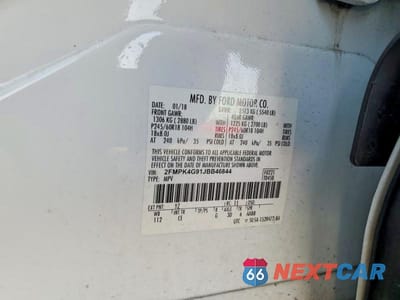 Zdjęcie 13 z 13 samochodu: 2018 FORD EDGE SE VIN:2FMPK4G91JBB46844 - miniatura