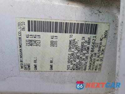 Zdjęcie 12 z 12 samochodu: 2010 NISSAN MAXIMA 3.5 S VIN:1N4AA5AP9AC866621 - miniatura