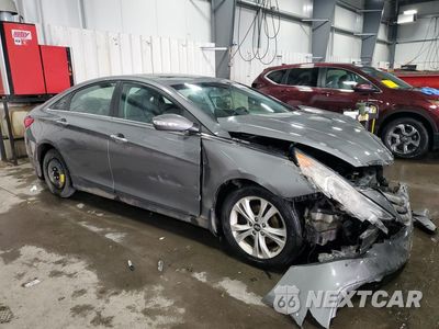 Czwarte zdjęcie samochodu z boku: 2013 HYUNDAI SONATA LIMITED VIN:5NPEC4AC0DH772598 - miniatura
