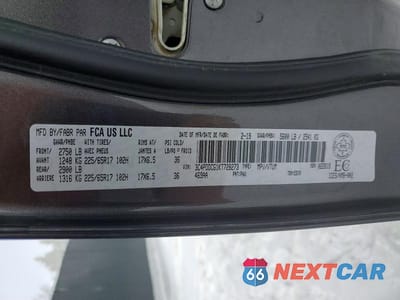 Zdjęcie 13 z 13 samochodu: 2019 DODGE JOURNEY SXT VIN:3C4PDDCG1KT728273 - miniatura