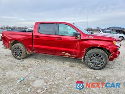 Czwarte zdjęcie samochodu z boku: 2025 CHEVROLET SILVERADO K1500 RST VIN:1GCUKEEDXSZ225366 - miniatura