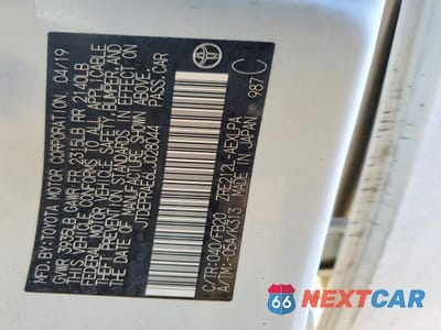 Zdjęcie 13 z 13 samochodu: 2020 TOYOTA COROLLA LE VIN:JTDEPRAE6LJ028044 - miniatura