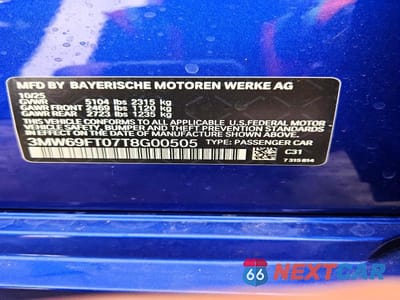 Zdjęcie 12 z 12 samochodu: 2026 BMW M340XI VIN:3MW69FT07T8G00505 - miniatura