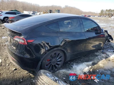 Trzecie zdjęcie samochodu z tyłu: 2025 TESLA MODEL Y VIN:7SAYGDEF0SA340790 - miniatura