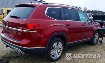 Trzecie zdjęcie samochodu z tyłu: 2019 VOLKSWAGEN ATLAS SEL PREMIUM VIN:1V2NR2CA5KC556851 - miniatura