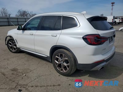 Drugie zdjęcie samochodu z przodu: 2022 BMW X3 SDRIVE30I VIN:5UX43DP02N9J82095 - miniatura