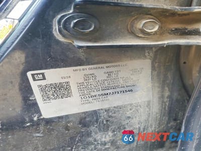 Zdjęcie 12 z 12 samochodu: 2018 CHEVROLET CRUZE LT VIN:1G1BE5SM7J7171546 - miniatura