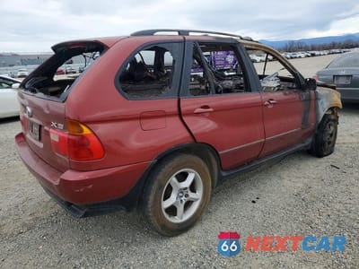 Trzecie zdjęcie samochodu z tyłu: 2003 BMW X5 3.0I VIN:5UXFA53553LV84165 - miniatura