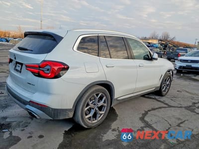 Trzecie zdjęcie samochodu z tyłu: 2023 BMW X3 XDRIVE30I VIN:5UX53DP09P9S88292 - miniatura