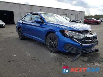 Czwarte zdjęcie samochodu z boku: 2022 VOLKSWAGEN JETTA SE VIN:3VW7M7BU9NM013391 - miniatura