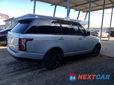 Trzecie zdjęcie samochodu z tyłu: 2018 LAND ROVER RANGE ROVER SUPERCHARGED VIN:SALGS2RE9JA507714 - miniatura