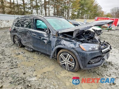 Czwarte zdjęcie samochodu z boku: 2022 MERCEDES-BENZ GLS 450 4MATIC VIN:4JGFF5KE0NA766466 - miniatura