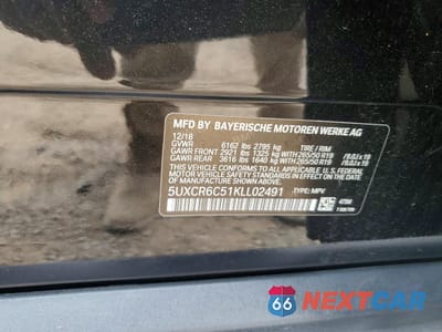 Zdjęcie 13 z 13 samochodu: 2019 BMW X5 XDRIVE40I VIN:5UXCR6C51KLL02491 - miniatura