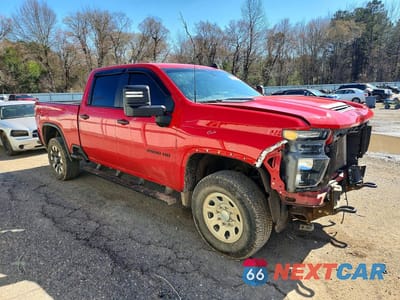 Czwarte zdjęcie samochodu z boku: 2021 CHEVROLET SILVERADO K2500 CUSTOM VIN:1GC4YME77MF300726 - miniatura