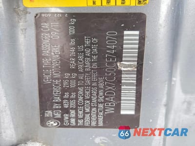 Zdjęcie 12 z 12 samochodu: 2012 BMW 335 I VIN:WBADX7C50CE744070 - miniatura