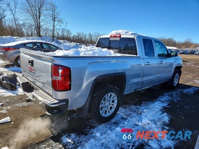 Trzecie zdjęcie samochodu z tyłu: 2017 GMC SIERRA K1500 SLE VIN:1GTV2MEC2HZ130489 - miniatura