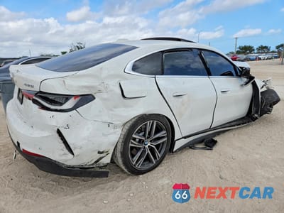 Trzecie zdjęcie samochodu z tyłu: 2024 BMW 430I GRAN COUPE VIN:WBA63AV04RFS07160 - miniatura