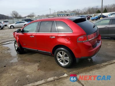 Drugie zdjęcie samochodu z przodu: 2010 LINCOLN MKX VIN:2LMDJ6JCXABJ09334 - miniatura