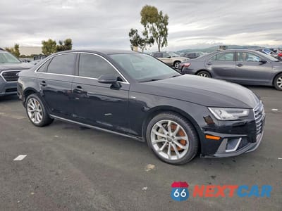 Czwarte zdjęcie samochodu z boku: 2019 AUDI A4 PREMIUM PLUS VIN:WAUENAF44KA117713 - miniatura