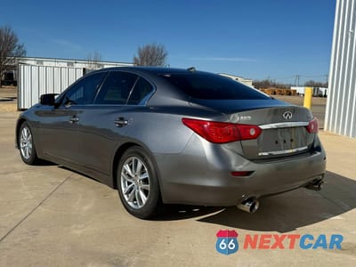 Trzecie zdjęcie samochodu z tyłu: 2015 INFINITI Q50 BASE VIN:JN1BV7AP5FM353353 - miniatura