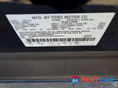 Zdjęcie 13 z 13 samochodu: 2018 FORD EXPLORER SPORT VIN:1FM5K8GT0JGC86631 - miniatura