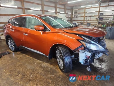 Czwarte zdjęcie samochodu z boku: 2021 NISSAN MURANO SL VIN:5N1AZ2CS9MC129793 - miniatura