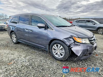 Czwarte zdjęcie samochodu z boku: 2016 HONDA ODYSSEY EXL VIN:5FNRL5H64GB041084 - miniatura
