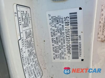 Zdjęcie 13 z 14 samochodu: 1997 ACURA INTEGRA LS VIN:JH4DC445XVS014875 - miniatura