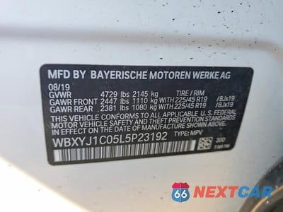 Zdjęcie 13 z 13 samochodu: 2020 BMW X2 XDRIVE28I VIN:WBXYJ1C05L5P23192 - miniatura