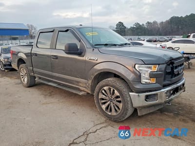Czwarte zdjęcie samochodu z boku: 2016 FORD F150 SUPERCREW VIN:1FTEW1EF6GFB93253 - miniatura