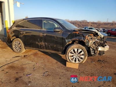Czwarte zdjęcie samochodu z boku: 2015 ACURA MDX TECHNOLOGY VIN:5FRYD4H44FB002168 - miniatura