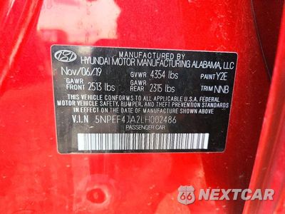 Zdjęcie 13 z 13 samochodu: 2020 HYUNDAI SONATA SEL VIN:5NPEF4JA2LH002486 - miniatura