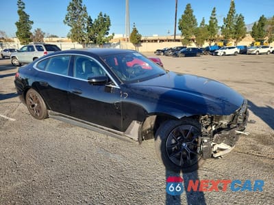 Czwarte zdjęcie samochodu z boku: 2023 BMW I4 EDRIVE 40 VIN:WBY73AW04PFR20495 - miniatura