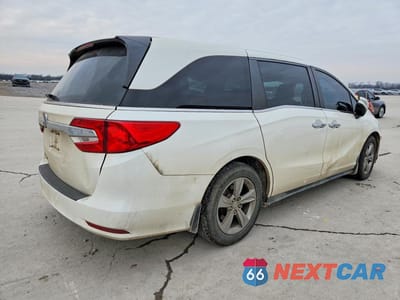 Trzecie zdjęcie samochodu z tyłu: 2019 HONDA ODYSSEY EXL VIN:5FNRL6H71KB010639 - miniatura