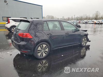 Trzecie zdjęcie samochodu z tyłu: 2016 VOLKSWAGEN E-GOLF SE VIN:WVWKP7AU3GW915267 - miniatura