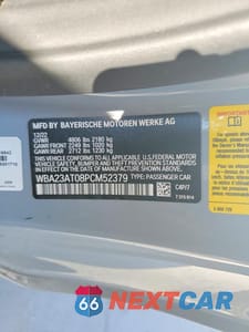 Zdjęcie 12 z 12 samochodu: 2023 BMW 430I VIN:WBA23AT08PCM52379 - miniatura