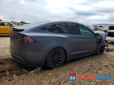 Trzecie zdjęcie samochodu z tyłu: 2020 TESLA MODEL X VIN:5YJXCBE23LF232948 - miniatura