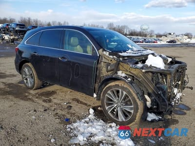 Czwarte zdjęcie samochodu z boku: 2017 ACURA MDX TECHNOLOGY VIN:5FRYD4H78HB003515 - miniatura