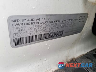 Zdjęcie 12 z 12 samochodu: 2011 AUDI A6 PRESTIGE VIN:WAUKGAFB3BN040224 - miniatura