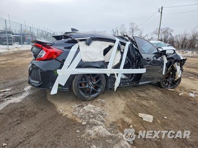 Trzecie zdjęcie samochodu z tyłu: 2017 HONDA CIVIC SI VIN:2HGFC1E58HH705083 - miniatura