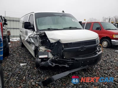 Czwarte zdjęcie samochodu z boku: 2022 CHEVROLET EXPRESS G3500 UTILITY / SERVICE VAN VIN:1GCZGHFP9N1290911 - miniatura