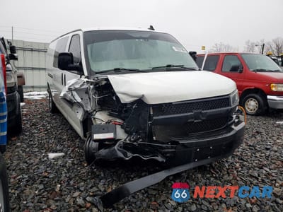Czwarte zdjęcie samochodu z boku: 2022 CHEVROLET EXPRESS G3500 UTILITY / SERVICE VAN VIN:1GCZGHFP9N1290911 - miniatura