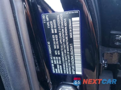 Zdjęcie 13 z 13 samochodu: 2021 PORSCHE MACAN TURBO VIN:WP1AF2A50MLB60441 - miniatura