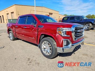 Czwarte zdjęcie samochodu z boku: 2020 GMC SIERRA K1500 SLT VIN:1GTU9DED3LZ322903 - miniatura