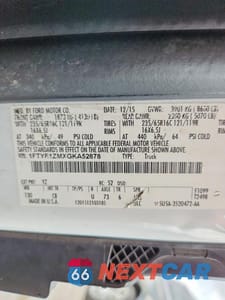 Zdjęcie 13 z 13 samochodu: 2016 FORD TRANSIT T-150 VIN:1FTYE1ZMXGKA52878 - miniatura
