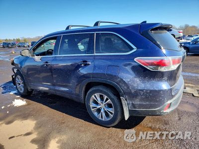 Drugie zdjęcie samochodu z przodu: 2015 TOYOTA HIGHLANDER XLE VIN:5TDJKRFH3FS142929 - miniatura